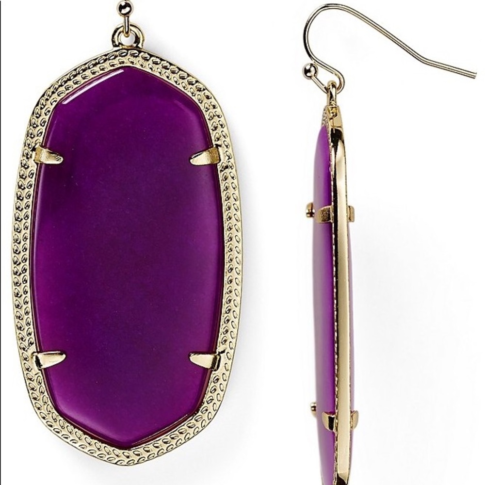 Kendra Scott Danielle Earrings in Purple